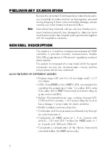 Preview for 4 page of Hanna Instruments HI 21 Series Instruction Manual