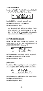 Preview for 37 page of Hanna Instruments HI 2550 Instruction Manual