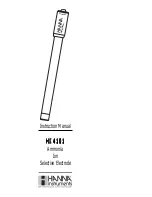 Preview for 1 page of Hanna Instruments HI 4101 Instruction Manual