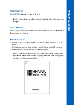 Preview for 9 page of Hanna Instruments HI 5421 Instruction Manual