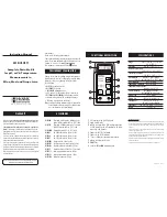 Preview for 1 page of Hanna Instruments HI 83141V Instruction Manual