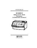 Preview for 1 page of Hanna Instruments HI 83214 Instruction Manual