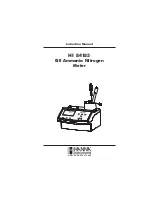 Hanna Instruments HI 84185 Instruction Manual preview