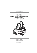 Hanna Instruments HI 84500 Instruction Manual preview