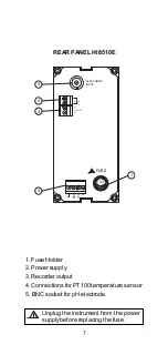 Preview for 9 page of Hanna Instruments HI 8510 Instruction Manual