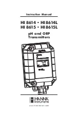 Preview for 1 page of Hanna Instruments HI 8614 Instruction Manual