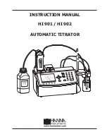 Preview for 1 page of Hanna Instruments HI 901 Instruction Manual