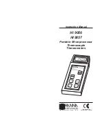 Hanna Instruments HI 9056 Instruction Manual preview