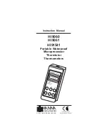 Предварительный просмотр 1 страницы Hanna Instruments HI 9061 Instruction Manual