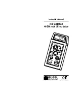 Preview for 1 page of Hanna Instruments HI 931002 Instruction Manual