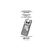 Предварительный просмотр 1 страницы Hanna Instruments HI 93102 Instruction Manual