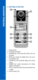 Preview for 8 page of Hanna Instruments HI 93703-11 Instruction Manual