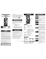 Hanna Instruments HI 93711 Instruction Manual preview