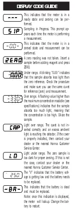 Preview for 4 page of Hanna Instruments HI 93711 User Manual