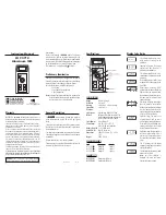 Preview for 1 page of Hanna Instruments HI 93712 Instruction Manual