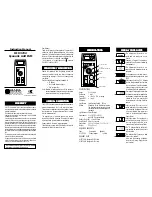 Preview for 1 page of Hanna Instruments HI 93722 Instruction Manual