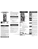 Preview for 1 page of Hanna Instruments HI 93728 Instruction Manual