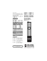 Hanna Instruments HI 96303 Instruction Manual preview