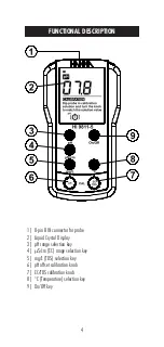 Предварительный просмотр 4 страницы Hanna Instruments HI 9811-5 Instruction Manual