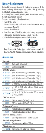 Preview for 7 page of Hanna Instruments HI 98121 User Manual