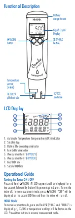 Preview for 4 page of Hanna Instruments HI 98129 User Manual