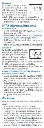 Preview for 6 page of Hanna Instruments HI 98129 User Manual