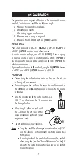 Preview for 9 page of Hanna Instruments HI 9813-5 Instruction Manual