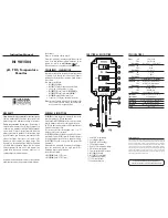 Предварительный просмотр 1 страницы Hanna Instruments HI 981504 Instruction Manual