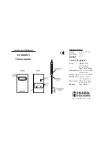 Preview for 1 page of Hanna Instruments HI 98509-1 Instruction Manual