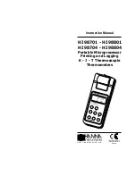 Hanna Instruments HI 98701 Instruction Manual preview