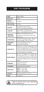 Preview for 9 page of Hanna Instruments HI 9910 Instruction Manual