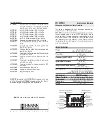 Preview for 1 page of Hanna Instruments HI 99161 Instruction Manual