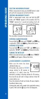 Preview for 10 page of Hanna Instruments HI 99163 Instruction Manual