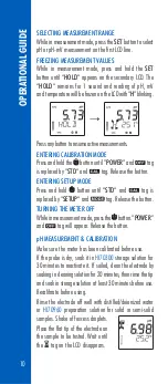 Preview for 10 page of Hanna Instruments HI 99181 Instruction Manual