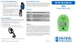 Hanna Instruments HI736 Instruction Manual preview