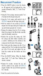 Предварительный просмотр 4 страницы Hanna Instruments HI781 User Manual