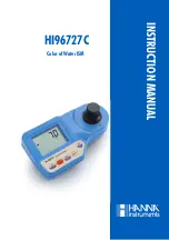 Preview for 1 page of Hanna Instruments HI96727 Instruction Manual