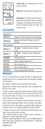 Preview for 6 page of Hanna Instruments HI96752 User Manual