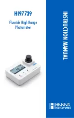 Preview for 1 page of Hanna Instruments HI97739 Instruction Manual