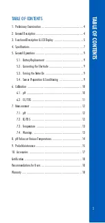 Preview for 3 page of Hanna Instruments HI9813-51 Instruction Manual