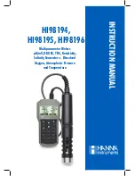 Hanna Instruments HI98194 Instructions Manual предпросмотр