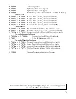 Preview for 75 page of Hanna Instruments PCA 311 Instruction Manual