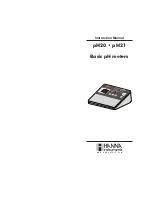 Preview for 1 page of Hanna Instruments pH 20 Instruction Manual