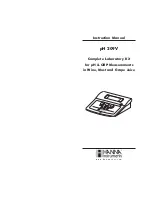 Preview for 1 page of Hanna Instruments pH 209V Instruction Manual