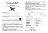 Preview for 1 page of Hannlomax HX-321CD Instruction Manual