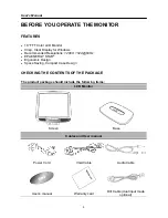 Предварительный просмотр 8 страницы Hanns.G 19 inch TFT LCD Monitor User Manual