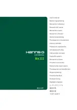 Hanns.G HA222 User Manual preview