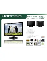 Hanns.G HE247DPB Brochure & Specs preview