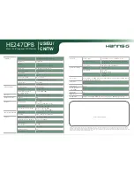 Предварительный просмотр 2 страницы Hanns.G HE247DPB Brochure & Specs