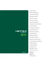 Hanns.G HK241DPB User Manual preview